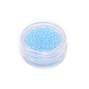 Transparent Round Caviar Beads LS-MRMJ-WH0078-15B-1
