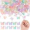 10 Sets 5 Colors Glitter Glass Cabochons MRMJ-GA0001-22-1