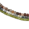 Natural Aquamarine & Rutilated Quartz & Prehnite Beads Strands G-RM2025-C44-G-4