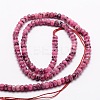 Dyed Natural Malaysia Jade Rondelle Beads Strands X-G-E316-2x4mm-18-2