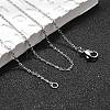 Non-Tarnish 304 Stainless Steel Cable Chain Necklaces LS-X-NJEW-P248-01P-1