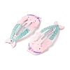 Baking Paint Iron Snap Hair Clips PHAR-B0002-27D-1
