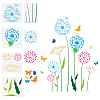 PET Hollow Out Drawing Painting Stencils DIY-WH0394-0217-1