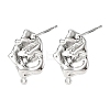 SHEGRACE Brass Stud Earring Findings XGRQ64985-869P-1