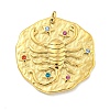 Real 18K Gold Plated PVD Vacuum Plating 304 Stainless Steel Pendants STAS-L278-003G-08-1
