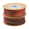 2 Rolls Segment Dyed Cotton Twisted String Cord OCOR-TA0002-95A-1