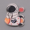 Astronaut with Rocket Brooch Pin JEWB-SZC0001-25-1