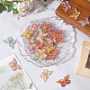 60Pcs 10 Colors Resin Pendants RESI-CA0001-81-4