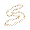 Brass Cable Chain Necklace for Men Women NJEW-JN03735-2