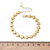 304 Stainless Steel Star Link Chains Bracelets for Women SA-CBA4051-01G-3