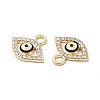 Alloy Rhinestone Enamel Pendants ENAM-M053-04G-3