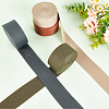 WADORN 5 Rolls 5 Colors Flat Polycotton Ribbon OCOR-WR0001-20-8