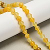 Natural Yellow Agate(Dyed & Heated) Beads Strands G-G203-02A-1