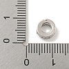 Brass Micro Pave Clear Cubic Zirconia European Beads KK-G493-41P-3