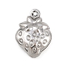 Fruit 304 Stainless Steel Pendants STAS-P418-03C-P-1