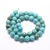Natural Magnesite Beads Strands G-D0012-01D-2