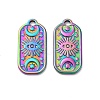 Ion Plating(IP) 304 Stainless Steel Pendants STAS-E182-10M-1
