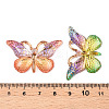 Printed Translucent Acrylic  Pendants OACR-T028-17A-3