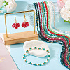 10Strands 10 Colors Electroplate Transparent Glass Beads Strands EGLA-TA0013-32-7