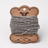 Non-Tarnish 3.28 Feet 304 Stainless Steel Rolo Chains X-CHS-L015-32-2
