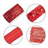 Plastic Paillette Elastic Beads OCOR-WH0079-78F-6