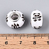 Opaque Resin European Beads RPDL-T004-01A-3