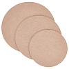 3Pcs 3 Styles Medium Density Fiberboard (MDF) Portable Clay Wedging Board with Built AJEW-UN0002-18-1