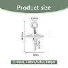 240Pcs 2 Colors Alloy Pendants FIND-FH0011-68-2
