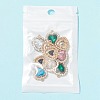 10Pcs 5 Color Acrylic Rhinestone Pendants FIND-FS0001-40-3