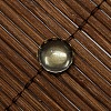 9.5~10mm Clear Domed Glass Cabochon Cover for Flat Round DIY Photo Brass Cabochon Making DIY-X0103-AB-NR-2