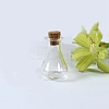 Empty Small Glass Cork Bottles PW-WG72592-07-1