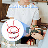 Adjustable Nylon Braided Bead Bracelets BJEW-TA00486-7