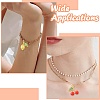 5Pcs 5 Styles Brass Rhinestone Pendants KK-CJ0003-38-7