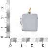 Printed 304 Stainless Steel Pendants SA-CBA4D1F-09G-F-3