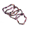 Natural Mixed Gemstone Bead Stretch Bracelets BJEW-K213-M04-2