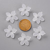 Frosted Acrylic Bead Caps MACR-S371-05A-701-3
