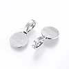 Tibetan Style Alloy Glue On Flat Pad Pendant Bails LS-TIBEP-1124-AS-LF-3