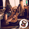 1Pc Oval Wooden Storage Boxes with Magnetic Visible Window Lids for Guitar Picks OBOX-DC0001-04-5