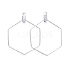 Tarnish Resistant 304 Stainless Steel Wire Pendants STAS-L238-075P-1