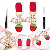 2Pcs Alloy Pendant Decorations KEYC-SP0001-40-4
