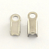 Tarnish Resistant 304 Stainless Steel Folding Crimp Ends X-STAS-R063-30-1