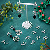 20Pcs Brass Clip-on Earring Findings KK-BBC0004-85-4