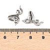 Plant 316 Stainless Steel Non- Piercing Cartilage Earrings AJEW-C044-10AS-5