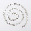 Tarnish Resistant 304 Stainless Steel Cable Chain Necklaces LS-MAK-N016-04P-2
