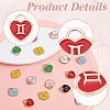 Alloy Enamel Charms ENAM-PH0002-90-4