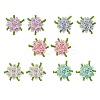 304 Stainless Steel Flower Stud Earrings EJEW-MZ00457-2