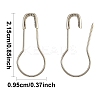 100Pcs Iron Brooch Findings IFIN-YW0003-79-3