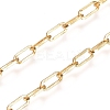 3.28 Feet Soldered Brass Paperclip Chains X-CHC-D025-04G-3