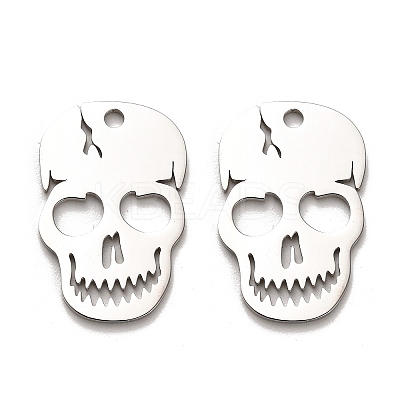 Non-Tarnish Halloween 304 Stainless Steel Pendants STAS-B054-01P-1