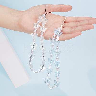 3Pcs 3 Colors Mobile Phone Straps AJEW-WR0001-48-1